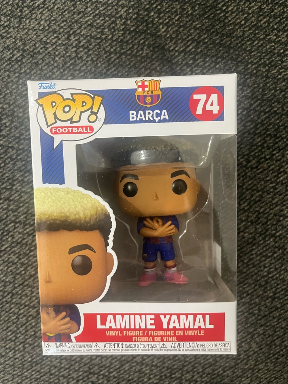 Funko Pop! Football LAMINE YAMAL #74 FC Barcelona 🇪🇸 Brand New